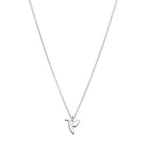 Hummingbird Life Is Beautiful Silver Tone Necklace